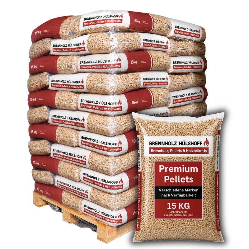 Pellet Sackware auf Palette