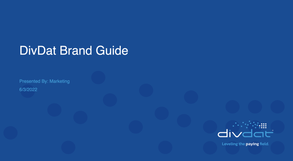 2022 DivDat Brand Guide Thumbnail