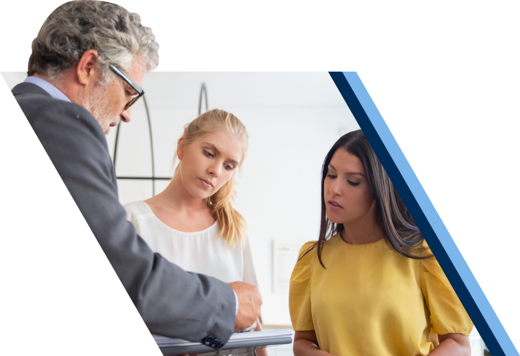 desk with financial documents