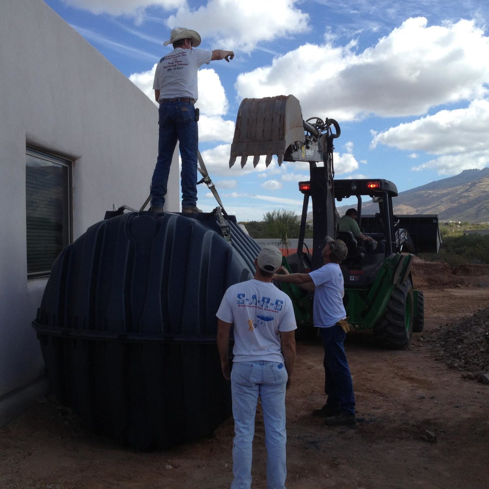 Underground Water Storage Tanks Southern Arizona Rain Gutters