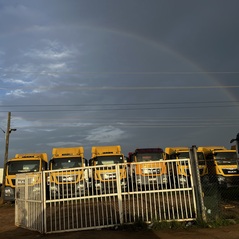 Regenbogen in Kumasi 