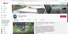 Abbildung YouTube-Kanal von Thomas Grieser