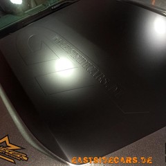 Vollfolierung Mustang Cabrio grau 2