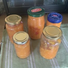 leckere Marmelade aus Papaya, Melone, Zitrone und Banane😋