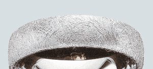 Trauring mit Eis- oder Kratzmatt Finierung