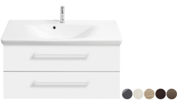 Waschtisch_Porzellan_weiß_Waschtischunterschrank_weiß_hochglanz_Dansani_Luna_Andante