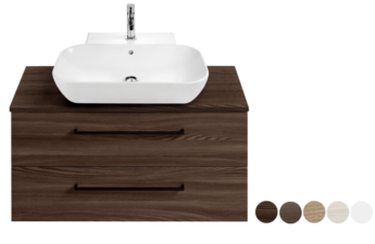 Waschtisch_Porzellan_weiß_Waschtischunterschrank_braun_coffee_Dansani_Luna_Piano