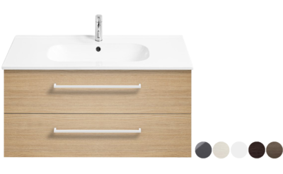 Waschtisch_Porzellan_weiss_Waschtischunterschrank_beige_eiche_Dansani_Luna_Kantate
