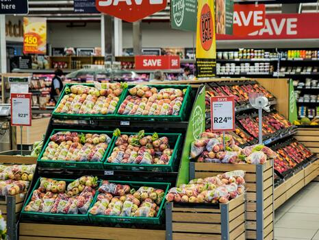 produce at a local grocery store