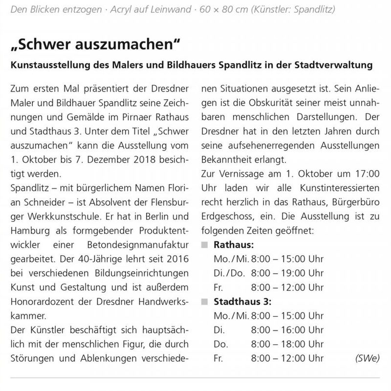 SZ, 29.September 2018, Dunkel und unnahbar
