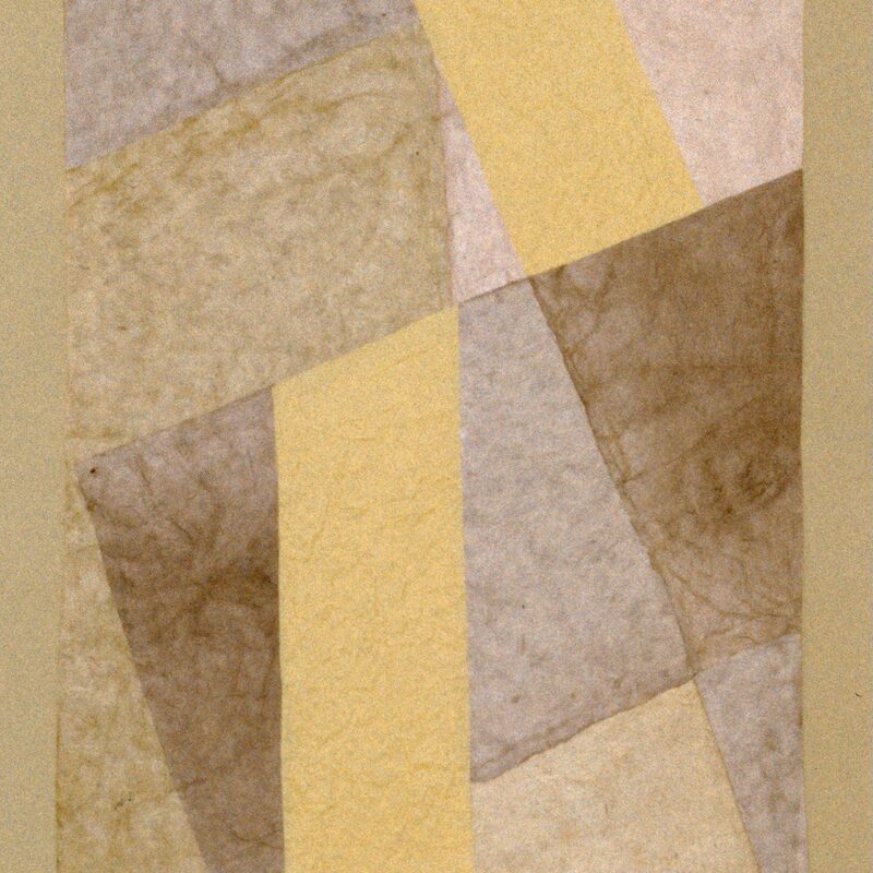 ELEMENTARFORMEN 2, 2008, Collage aus Naturpapieren, geklebt, 80x60cm