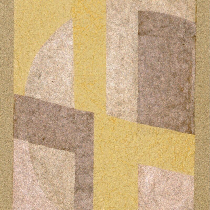 ELEMENTARFORMEN 3, 2008, Collage aus Naturpapieren, geklebt, 80x60cm