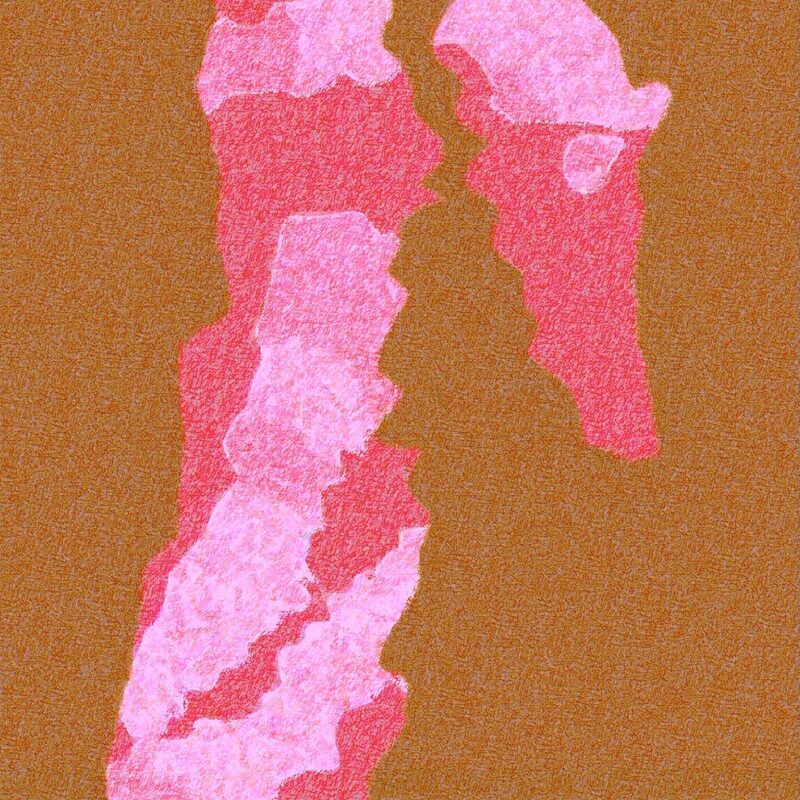 STRUKTUR-BILDER 28, 2014, Serie, Inkjetdruck auf Papier, 50x50cm