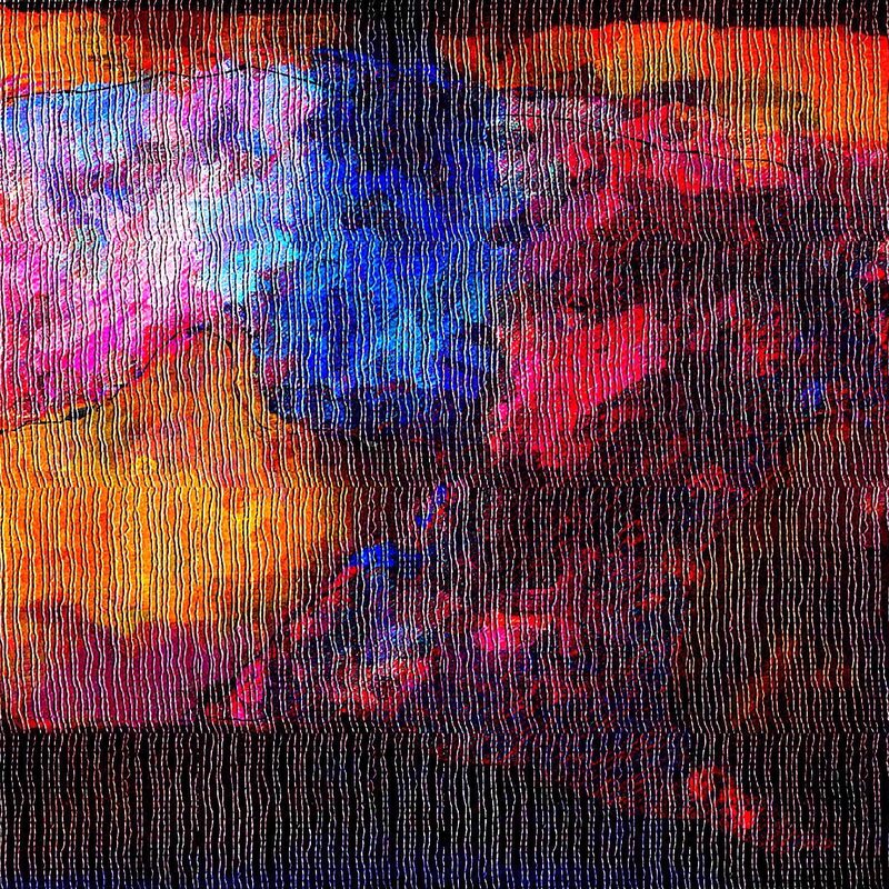 VERNETZT 2, 2021, Foto-Druck auf Alu-Dibond, 50x55cm