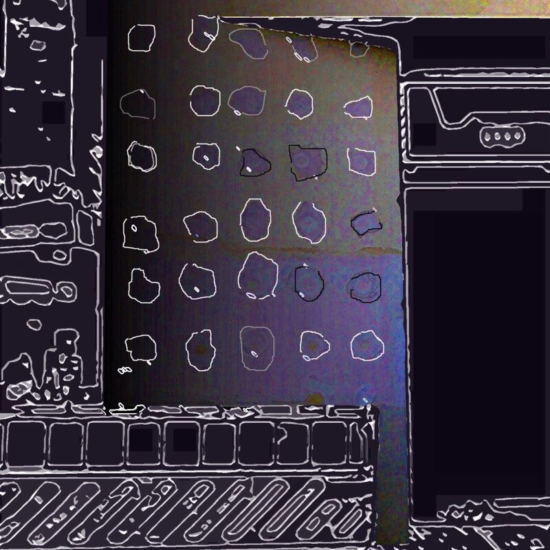 MAUERBILDER 19, 2020, Foto-Druck auf Alu-Dibond, 50x37cm