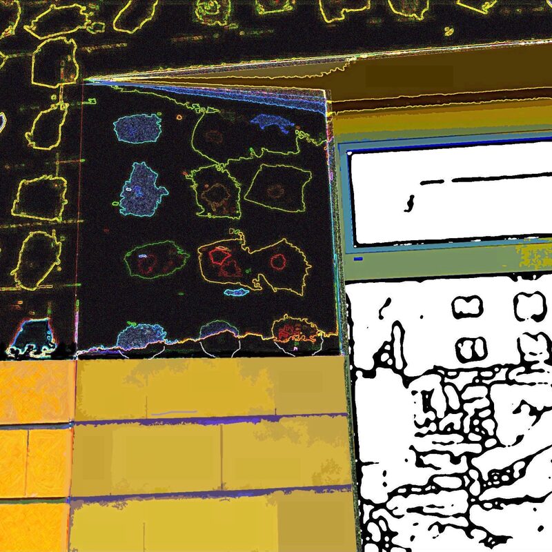 MAUERBILDER 21, 2019, Foto-Druck auf Alu-Dibond, 40x53cm