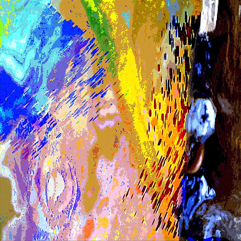 BUHNENSTAMM 1, 2018, Foto-Druck auf Alu-Dibond, 40x40cm