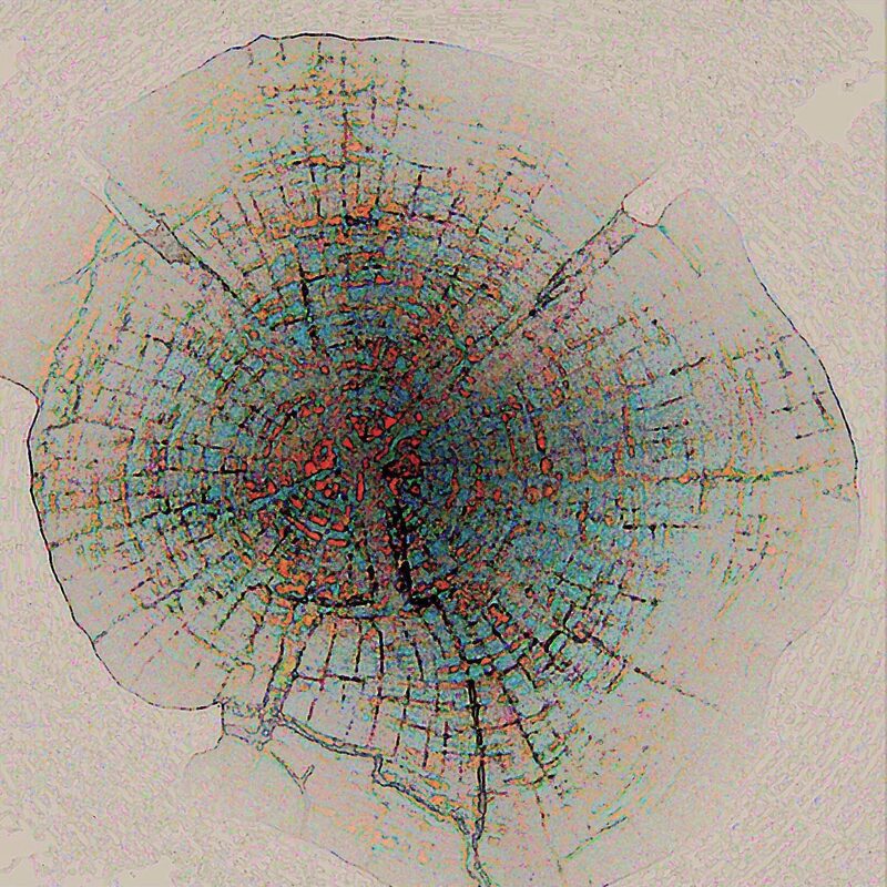 BUHNEN 3, 2017, Foto-Druck auf Alu-Dibond, 40x40cm
