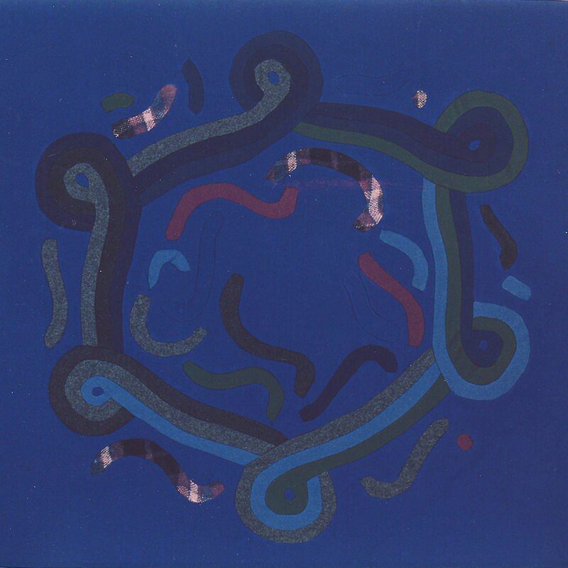TEXTILE INTARSIE 2, 1981, Wollstoff, genäht, 93x101cm