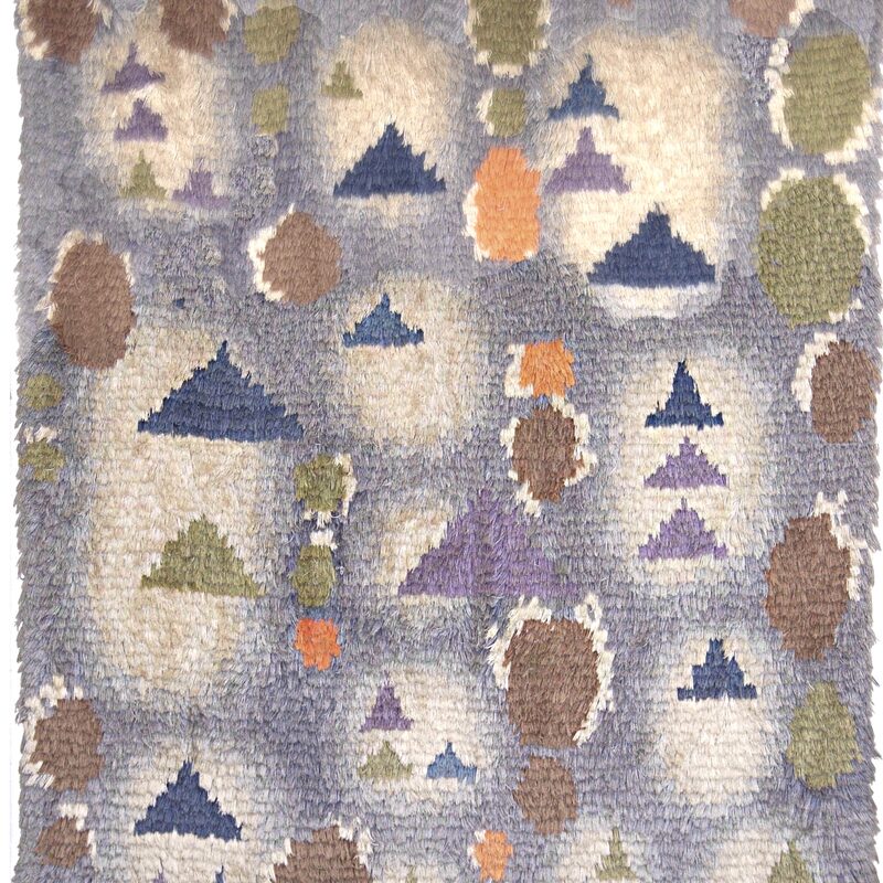 RYA-TEPPICH, 1962, geknüpft, 128x122cm