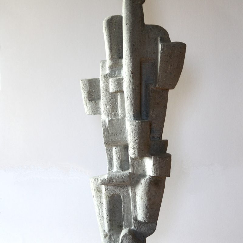Disperson 2011, H 55 cm, behauener Betonguss
