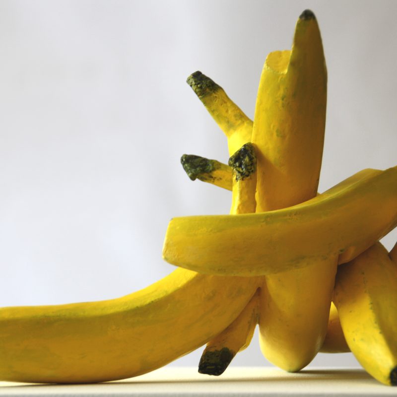 Banana Total 2014, Betonguss, Farbe