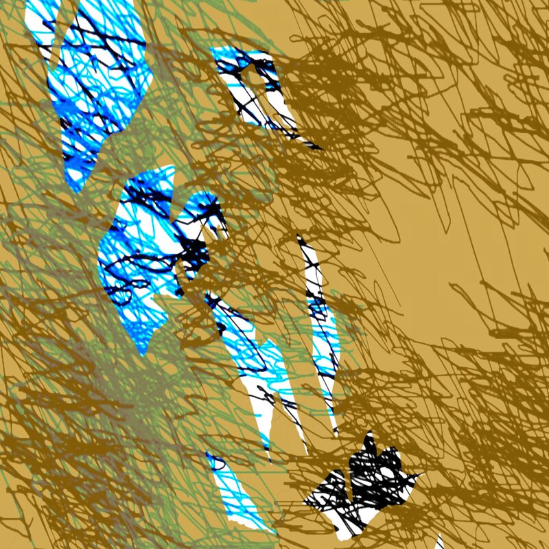 SCHRAFFUREN - DARÜBER UND DARUNTER 4, 2013, Inkjet-Druck auf Aquarellkarton, 100x70cm