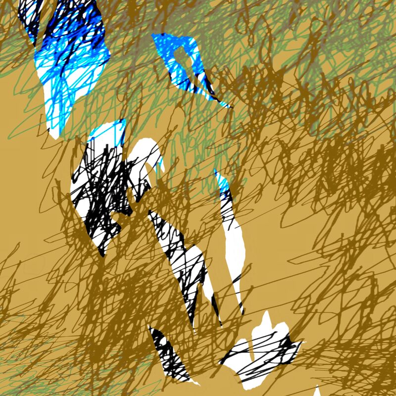 SCHRAFFUREN - DARÜBER UND DARUNTER 5, 2013, Inkjet-Druck auf Aquarellkarton, 100x70cm