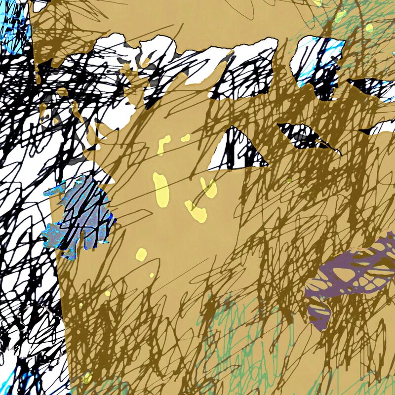 SCHRAFFUREN - DARÜBER UND DARUNTER 3, 2013, Inkjet-Druck auf Aquarellkarton, 100x70cm