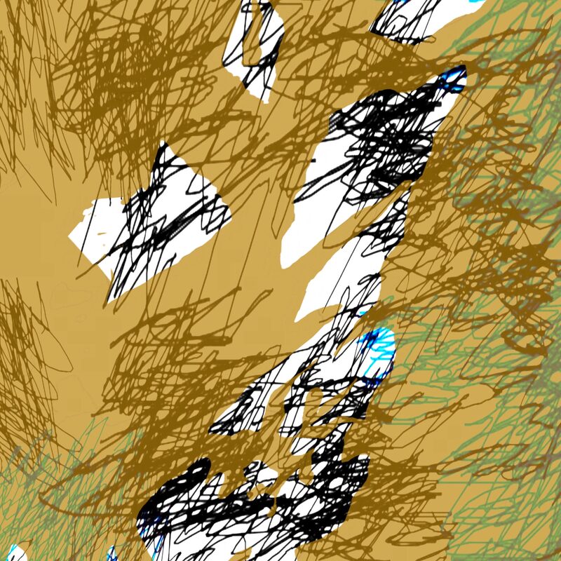 SCHRAFFUREN - DARÜBER UND DARUNTER 6, 2013, Inkjet-Druck auf Aquarellkarton, 100x70cm