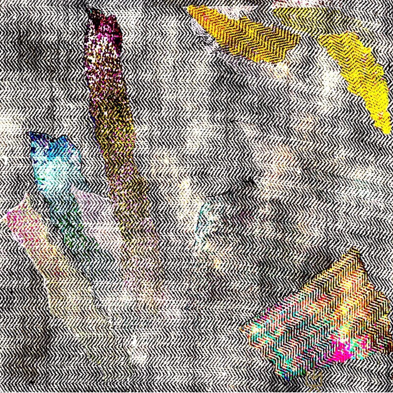 STOFF-BILDER 5, Inkjet-Druck auf Papier, 2014, Foto-Druck auf Alu-Dibond, 2017