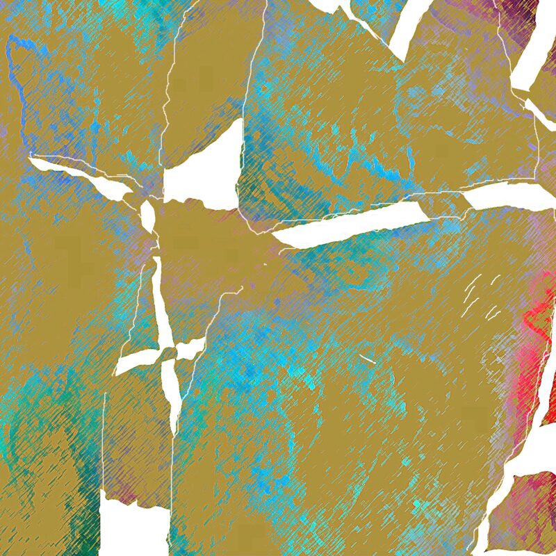 STILLLEBEN MIT BUHNEN 1, 2018, Foto-Druck auf Alu-Dibond, 40x40cm