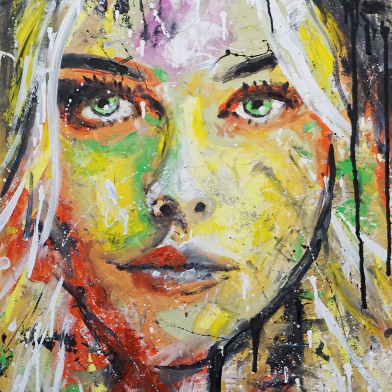 Gefärbtes Licht 2023, 97x57 cm, Öl auf Hartfaserplatte