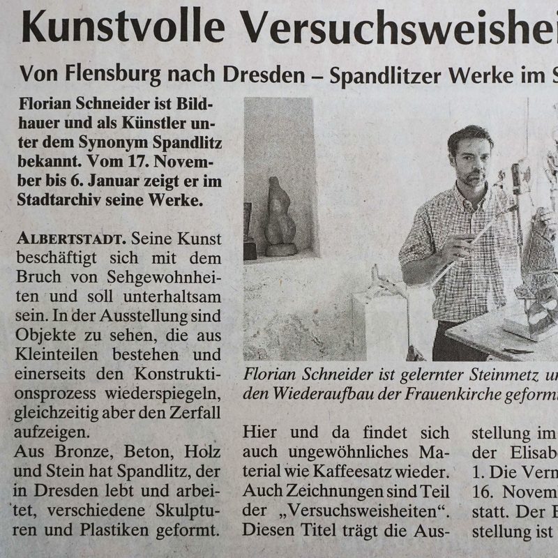 Dresdner Wochenkurier, 4. November 2015, Spandlitzer Werke im Stadtarchiv