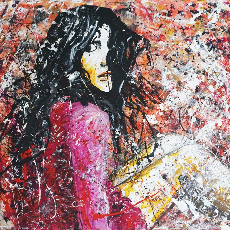 Situation 2018, 80x60 cm, Acryl auf Leinwand