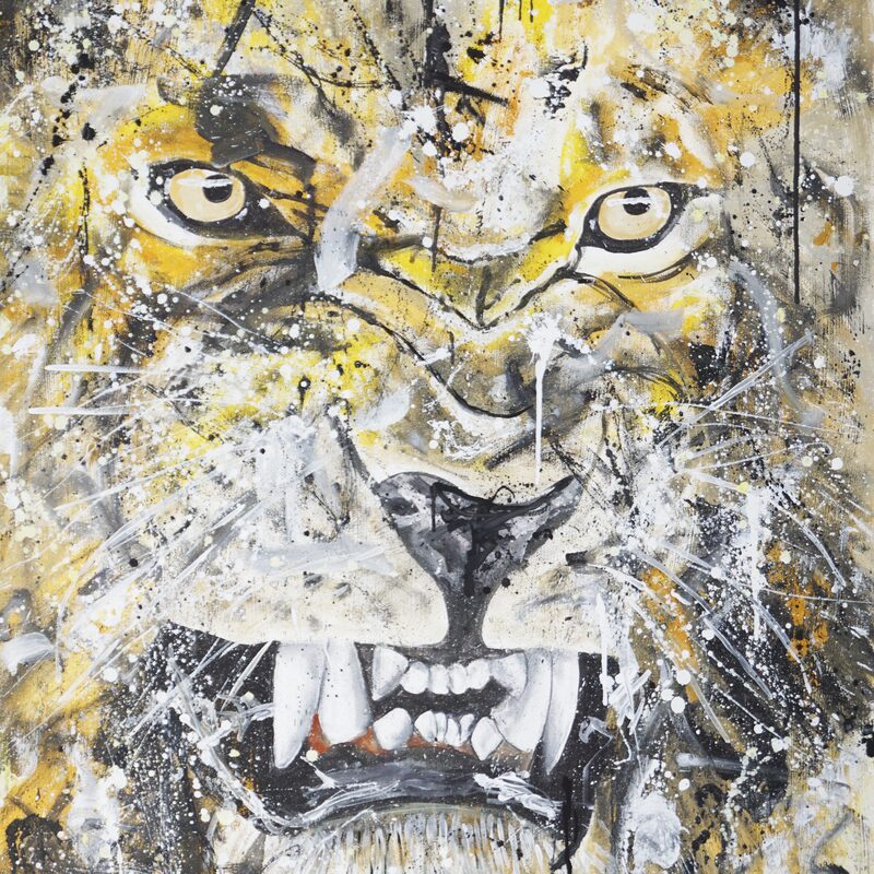 Bereit 2023, 103x140 cm, Öl auf Hartfaserplatte