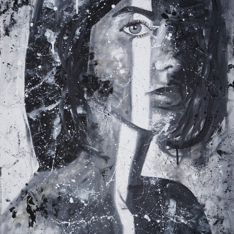 Im Verborgenen 2022, 120x80 cm, Öl auf Leinwand 