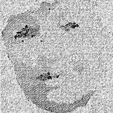 GESICHTER 3, 2007/08, Computergrafik, Inkjet-Druck auf Papier / Leinen-Print