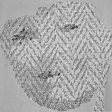 GESICHTER 5, 2007/08, Computergrafik, Inkjet-Druck auf Papier / Leinen-Print