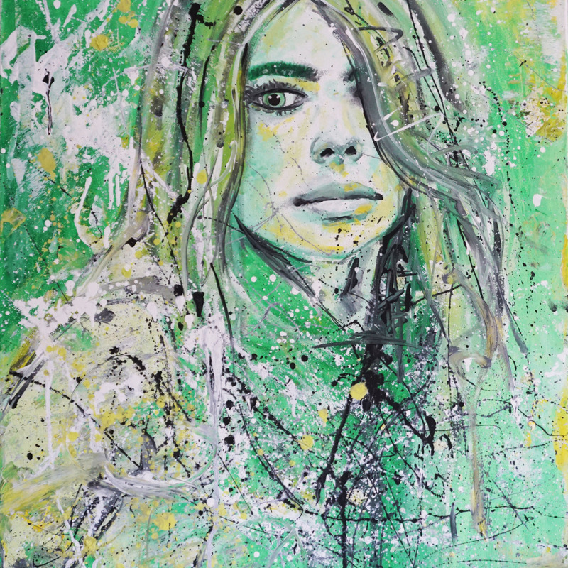 Ellas Ernte 2024, 80x60 cm, Öl auf Leinwand