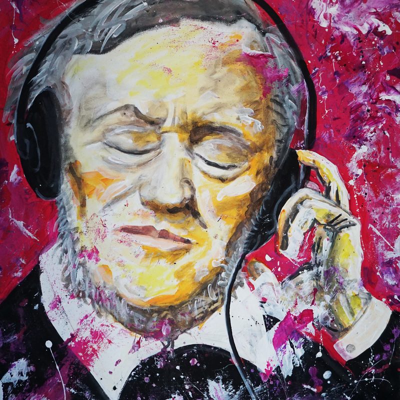 Wagner im Heute 2021, 60x80 cm, acrylic on canvas
