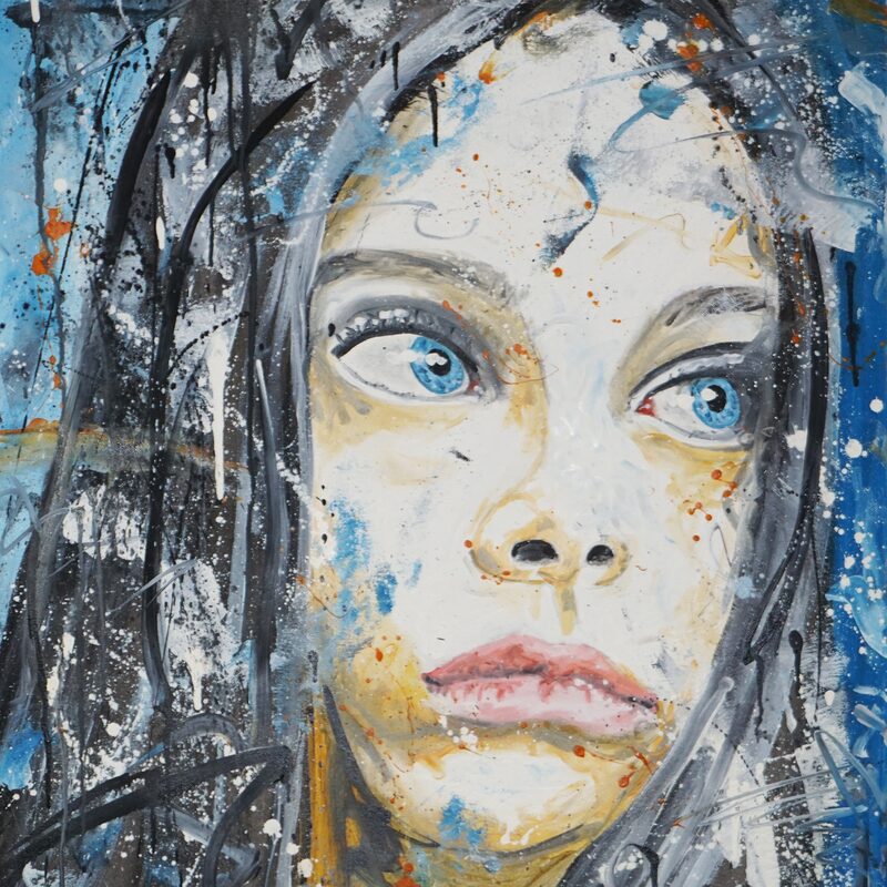 Fernweh 2023, 90x70 cm, Öl auf Leinwand