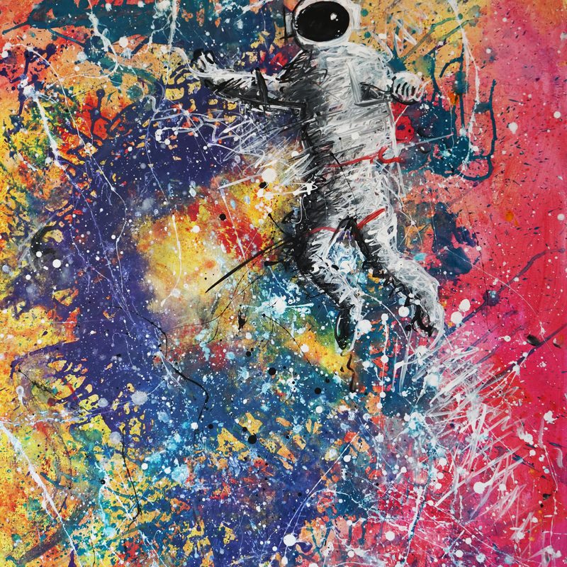 Im All 2020, 120x80 cm, Acryl auf Leinwand