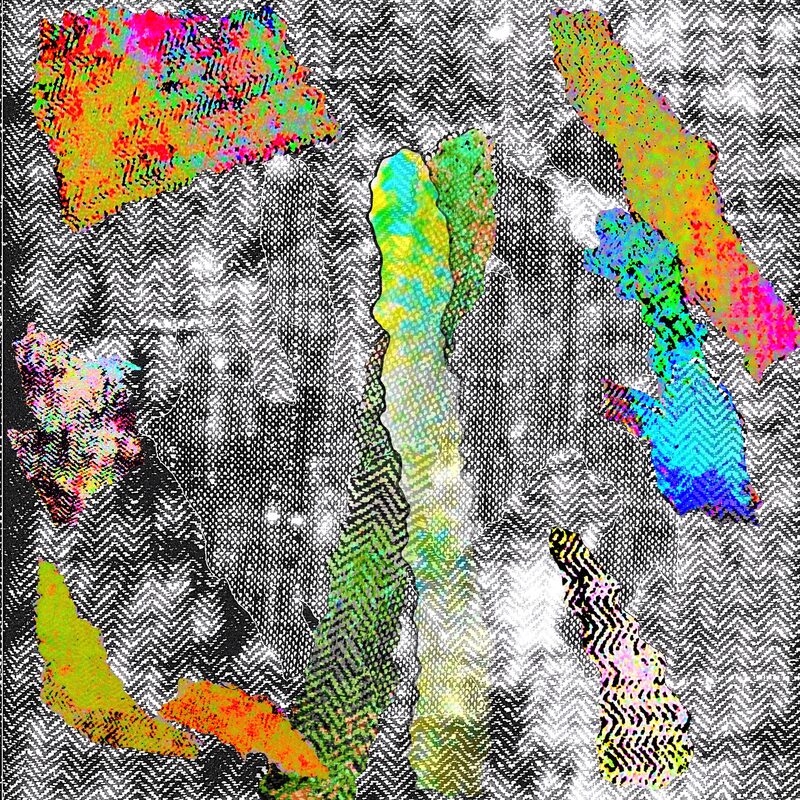 STOFF-BILDER 6, Inkjet-Druck auf Papier, 2014, Foto-Druck auf Alu-Dibond, 2017