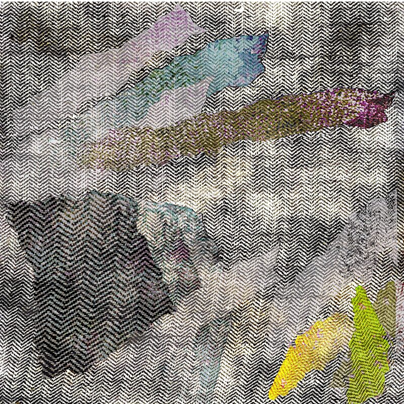 STOFF-BILDER 4, Inkjet-Druck auf Papier, 2014, Foto-Druck auf Alu-Dibond, 2017
