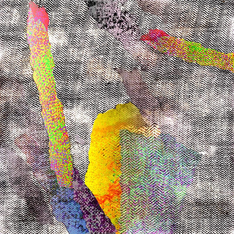 STOFF-BILDER 2, 2017, Inkjet-Druck auf Papier, 2014, Foto-Druck auf Alu-Dibond