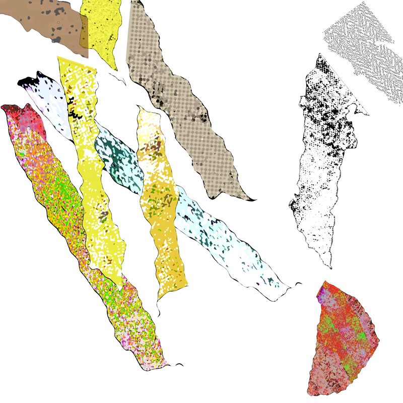 VERFLECHTUNGEN 3, 2020, Foto-Druck auf Alu-Dibond, 15x15cm