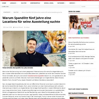 DAWO, 08.04.2026, Warum Spandlitz fünf Jahre eine Location für seine Ausstellung suchte 