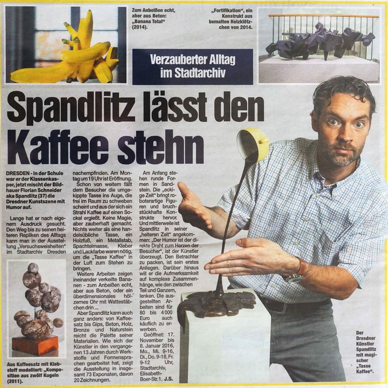Morgenpost/Tag24, 14.November 2015, Spandlitz lässt den Kaffee stehn 