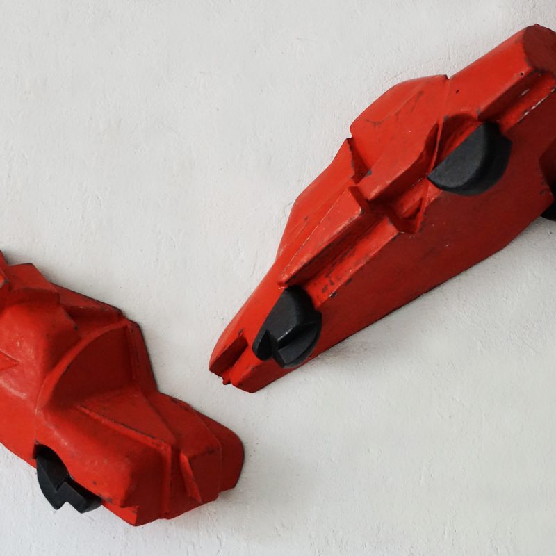 Vehicle 2016, Holz, Metall, Farbe